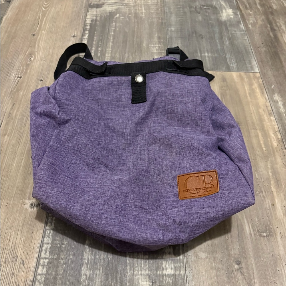 Purple Canvas Tote Bag